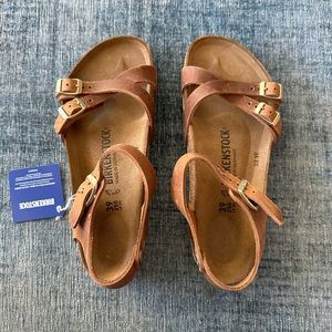 Birkenstock Kumba in Cognac Size 39.